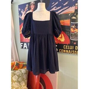 En Saison eyelet babydoll Dress